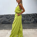 Stylish Wide-Leg Sleeveless Jumpsuit with Functional Pockets – Emily