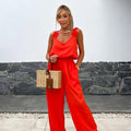Relaxed Fit Jumpsuit with Pockets for Everyday Comfort – Amelia