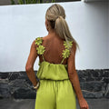 Stylish Wide-Leg Sleeveless Jumpsuit with Functional Pockets – Emily