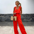 Stylish Wide-Leg Sleeveless Jumpsuit with Functional Pockets – Emily