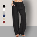 Lightweight Wide-Leg Linen Pants, Breathable & Chic – Sophia