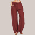 Lightweight Wide-Leg Linen Pants, Breathable & Chic – Sophia