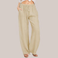 Lightweight Wide-Leg Linen Pants, Breathable & Chic – Sophia