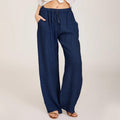 Lightweight Wide-Leg Linen Pants, Breathable & Chic – Sophia