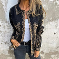 Trendy Women's Long Sleeve Jacket with Functional Pockets – Sophia
