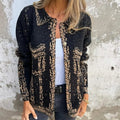 Trendy Women's Long Sleeve Jacket with Functional Pockets – Sophia