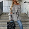 Trendy Knit Pullover with Long Sleeves for Fall – Olivia