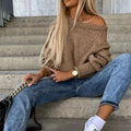 Trendy Knit Pullover with Long Sleeves for Fall – Olivia