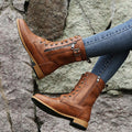 Supportive Orthopedic Leather Boots with Arch Comfort – Emily