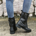 Supportive Orthopedic Leather Boots with Arch Comfort – Emily