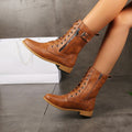 Supportive Orthopedic Leather Boots with Arch Comfort – Emily