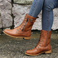 Supportive Orthopedic Leather Boots with Arch Comfort – Emily