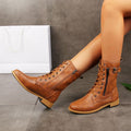 Supportive Orthopedic Leather Boots with Arch Comfort – Emily