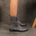 Supportive Orthopedic Leather Boots with Arch Comfort – Emily