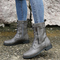 Supportive Orthopedic Leather Boots with Arch Comfort – Emily