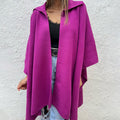 Elegant Buttonless Lapel Coat for a Timeless Look – Emily