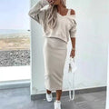 Chic Layered Sleeveless Dress & Pullover, Effortless Look – Sophia