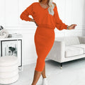 Chic Layered Sleeveless Dress & Pullover, Effortless Look – Sophia