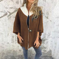 Women's Casual Half-Zip Stand Collar Jacket – Emma