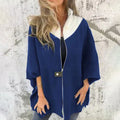 Women's Casual Half-Zip Stand Collar Jacket – Emma