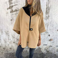 Women's Casual Half-Zip Stand Collar Jacket – Emma