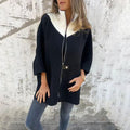 Women's Casual Half-Zip Stand Collar Jacket – Emma