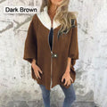 Women's Casual Half-Zip Stand Collar Jacket – Emma