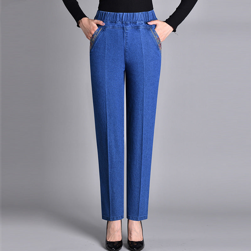 Trendy High-Waisted Wide-Leg Jeans for Women’s Comfort – Sophia