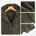 Cozy Hooded Button-Up Coat with Warm Lining – Emily