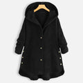 Cozy Hooded Button-Up Coat with Warm Lining – Emily