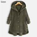 Cozy Hooded Button-Up Coat with Warm Lining – Emily