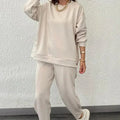 Minimalist Solid Color Two-Piece Outfit for Trendy Looks – Ava