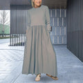 Functional Cotton Midi Dress with Stylish Pockets – Amelia