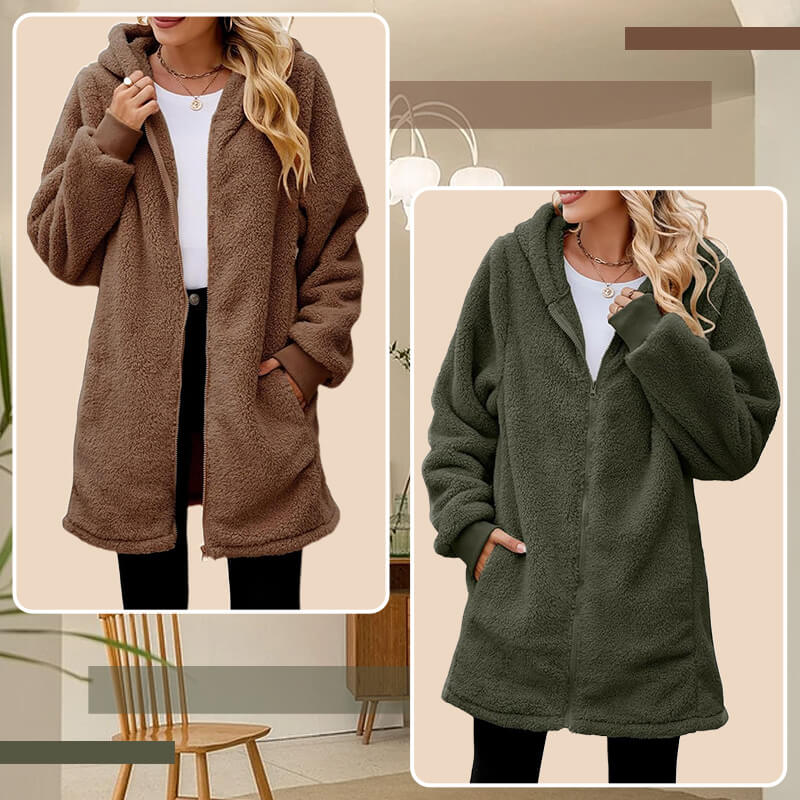 Soft Fleece Hooded Jacket, Ultimate Winter Warmth – Daniel