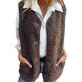 Warm Sleeveless Vest for Women with Handy Pockets – Emily