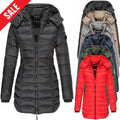 Warm Fluffy Long Down Jacket, Insulated & Stylish – Sophia