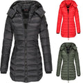 Warm Fluffy Long Down Jacket, Insulated & Stylish – Sophia
