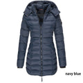 Warm Fluffy Long Down Jacket, Insulated & Stylish – Sophia