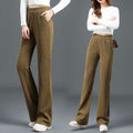 Relaxed Fit Wide-Leg Pants with Elastic Waist – Sophia