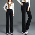 Relaxed Fit Wide-Leg Pants with Elastic Waist – Sophia