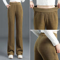 Relaxed Fit Wide-Leg Pants with Elastic Waist – Sophia