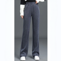 Relaxed Fit Wide-Leg Pants with Elastic Waist – Sophia