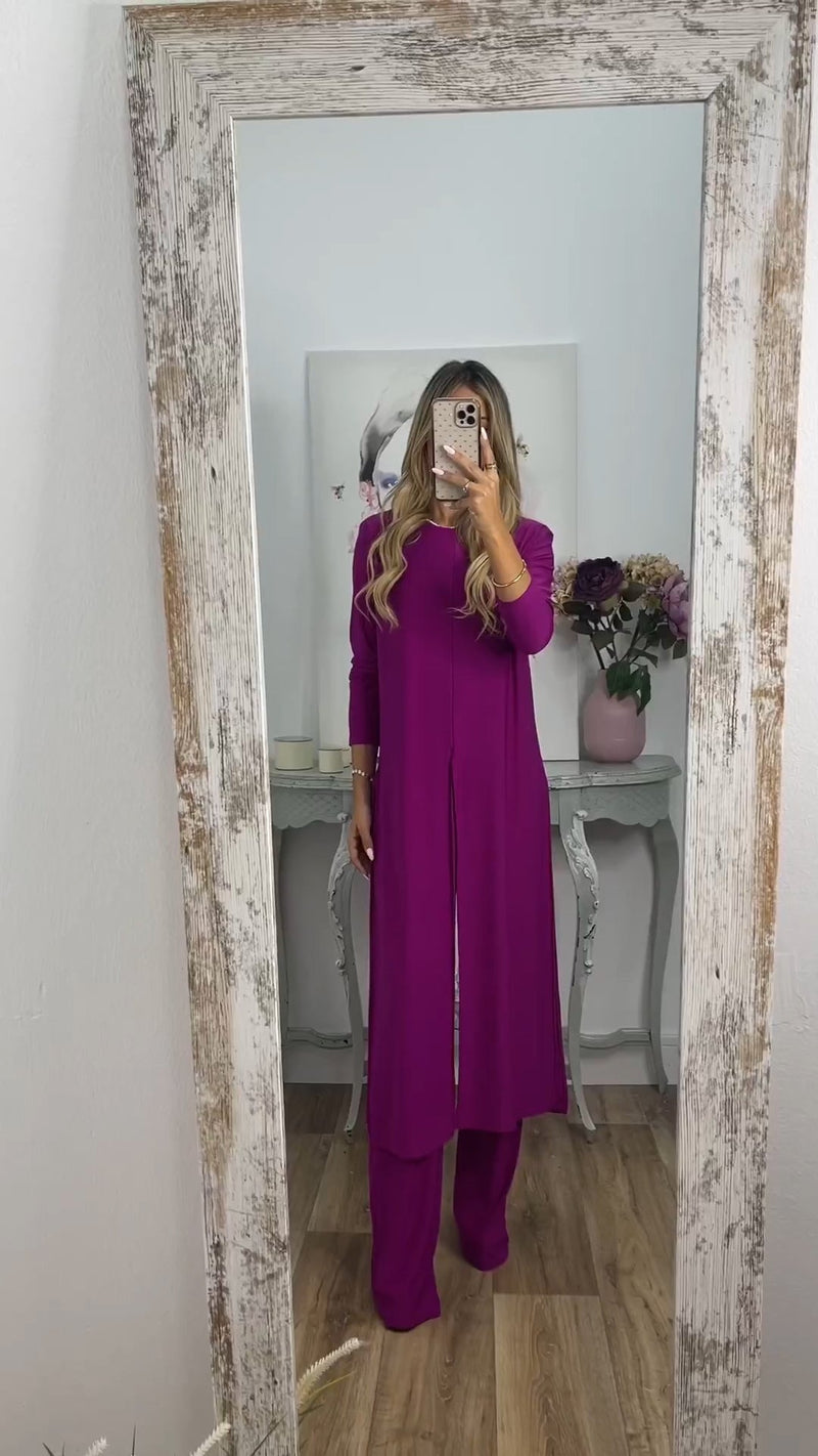 Stylish Ruffle Sleeve Summer Outfit with Handy Pockets – Emily