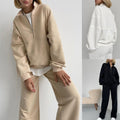 Trendy Oversized Sweatshirt & Jogger Set for Effortless Chic – Olivia
