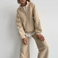 Trendy Oversized Sweatshirt & Jogger Set for Effortless Chic – Olivia