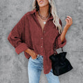 Long Sleeve Button-Down Shirt, Perfect for Layering – Olivia