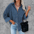 Long Sleeve Button-Down Shirt, Perfect for Layering – Olivia