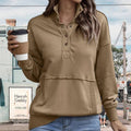 Minimalist Stand Collar Pullover for Women, Lightweight & Stylish – Emily