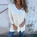 Trendy Knit V-Neck Tunic Top Perfect for Layering – Olivia