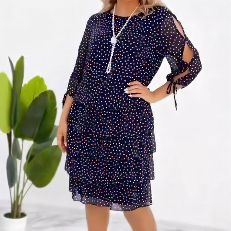 Layered Tiered Casual Dress for Women’s Effortless Style – Sophia